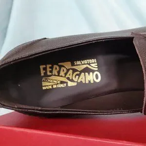 Salvatore Ferragamo Size 8.5 Chocolate brown $695 New Salvatore Ferragamo Dark Brown Mens Shoes Size 8.5  main image 3